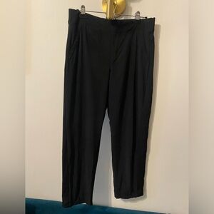 Athleta Brooklyn Lined Pants size 12 P Petite Black